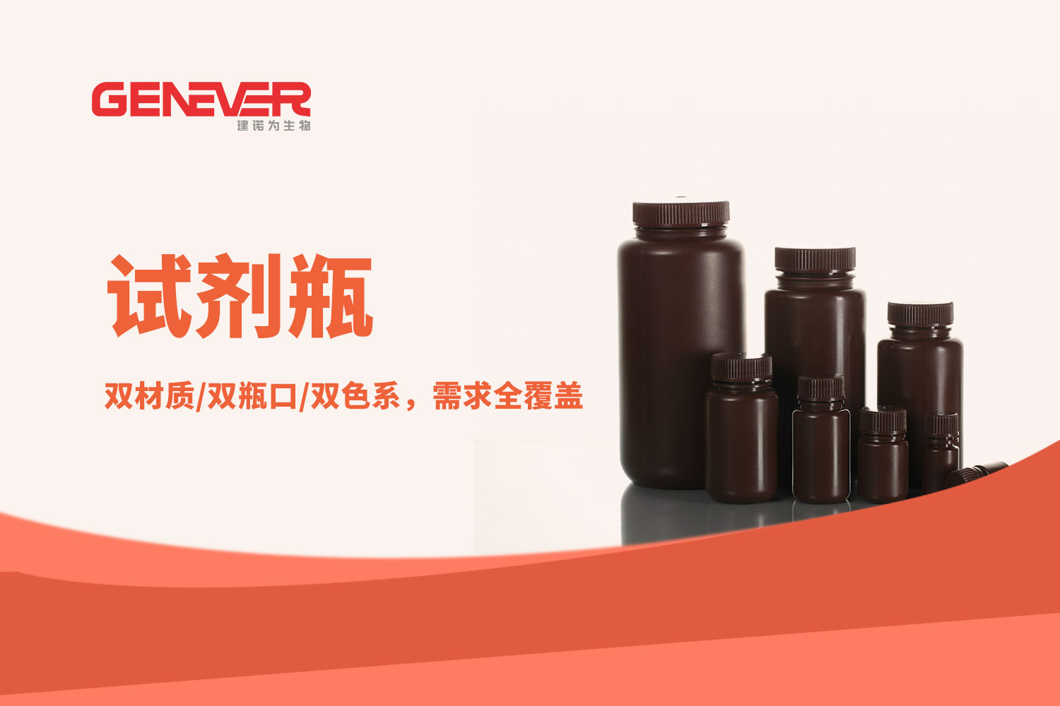 產品推薦丨雙材質/雙瓶口/雙色系，Genever試劑瓶需求全覆蓋